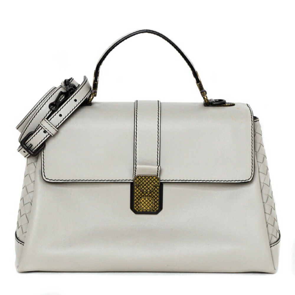 Bottega Veneta Piazza Medium Handbag Gray